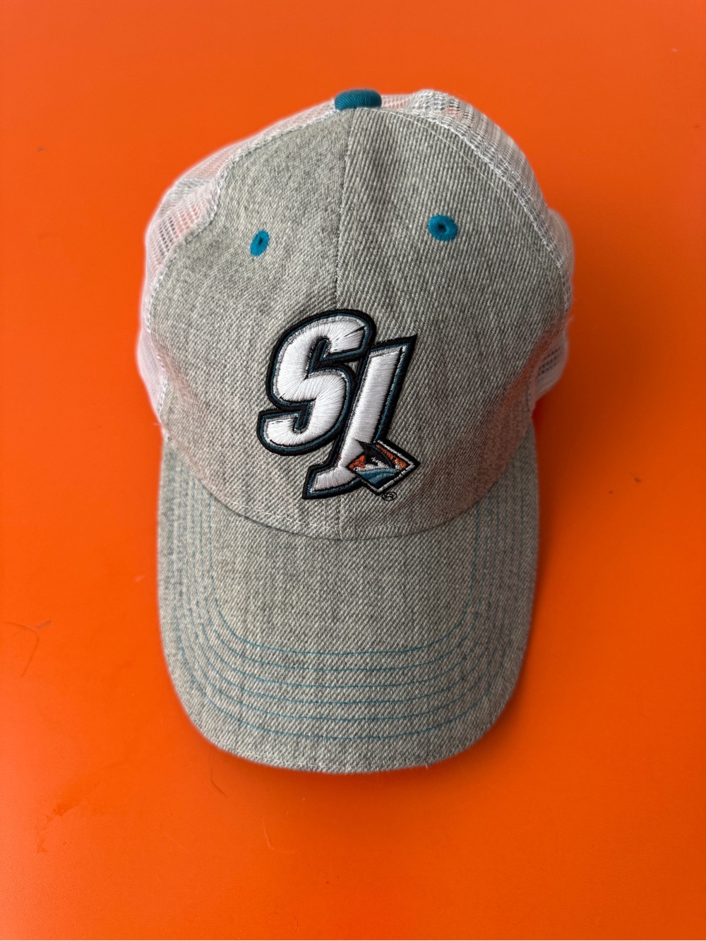 San Jose Sharks Cap-Adjustable-Lightly Worn-Melonwear.